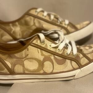COACH DEE  Canvas Women's Sneakers  SZ8